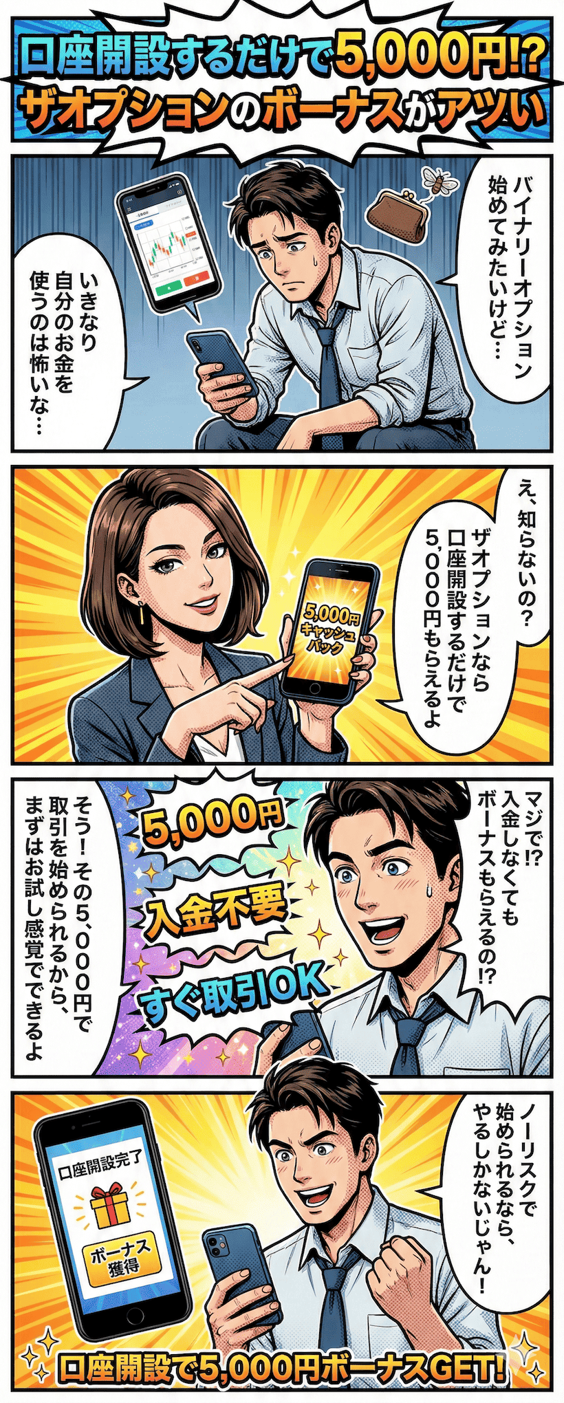 ザオプションのボーナス