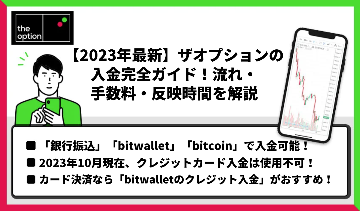 【2023年最新】ザオプションの入金完全ガイド!流れ・手数料・反映時間を解説