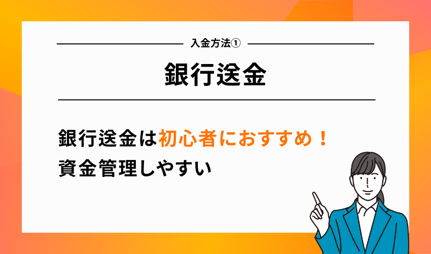 GEMFOREXの入金方法①銀行送金