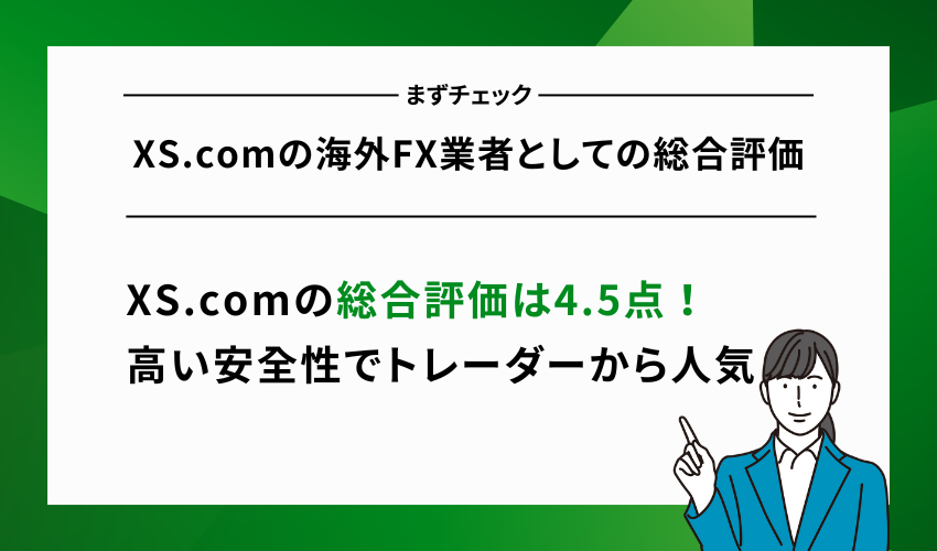 XS.comの海外FX業者としての総合評価